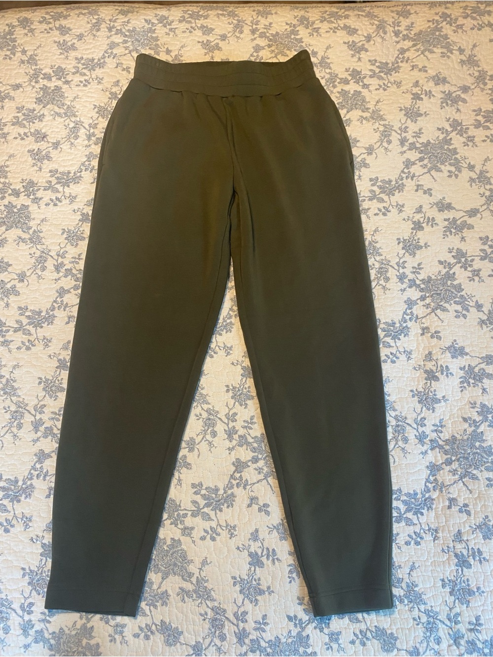Varley The Slim Pant 27.5 Olive Marl Size Small